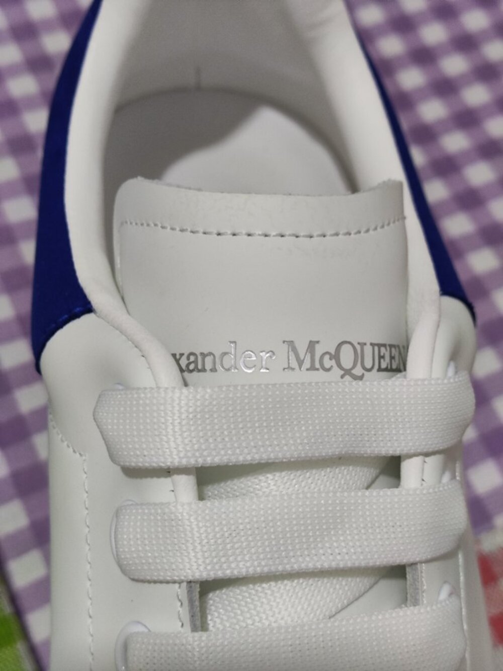 Alexander McQueen sneakers (white and blue) - Picture 2 of 10